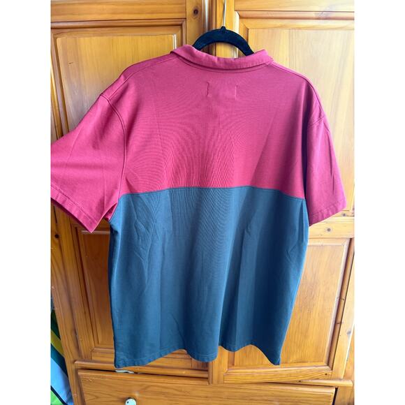 Nike Air Jordan Jumpman OU Oklahoma Sooners Polo SHIRT Mens XL Red/Gray - Picture 2 of 11